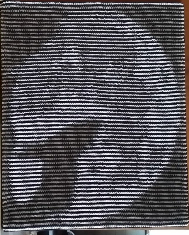 Schatten- / Illusionstrickbild Wolf / Mond