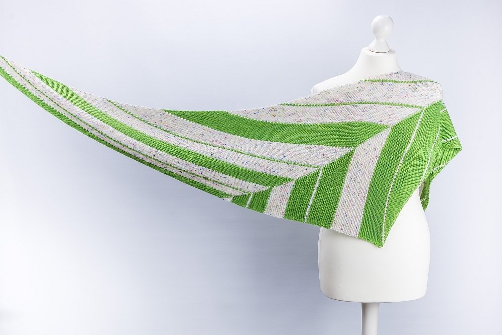 Knitting Pattern Shawl "Harlequin"