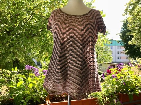 Häkelanleitung Tunika ZigZag