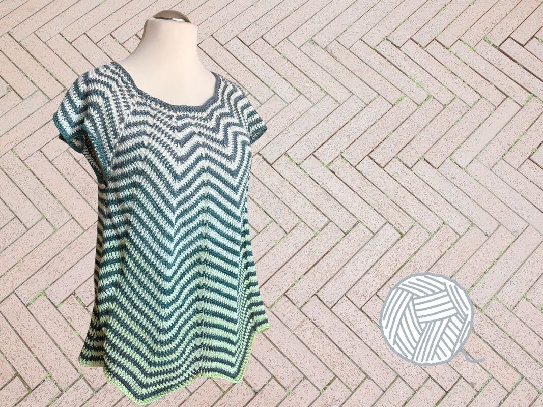 Häkelanleitung Tunika ZigZag - Bild 13