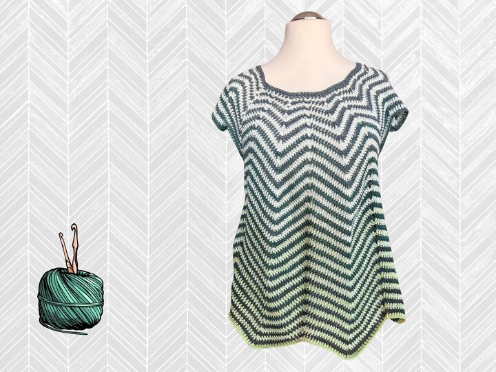 Häkelanleitung Tunika ZigZag