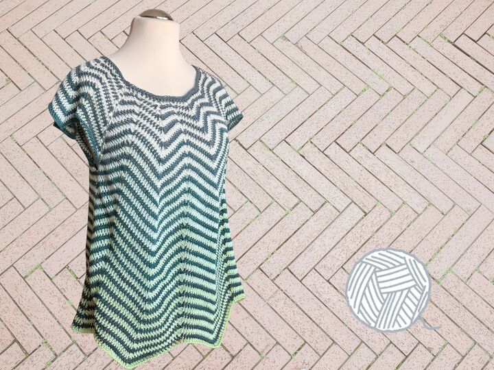 Häkelanleitung Tunika ZigZag