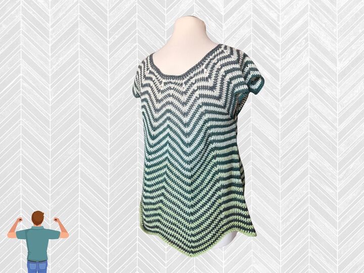 Häkelanleitung Tunika ZigZag