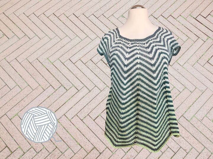 Häkelanleitung Tunika ZigZag