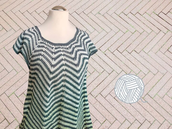 Häkelanleitung Tunika ZigZag