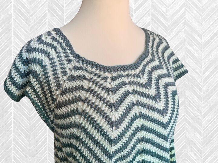 Häkelanleitung Tunika ZigZag
