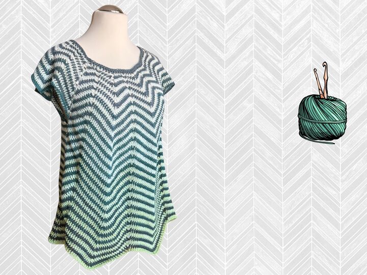 Häkelanleitung Tunika ZigZag