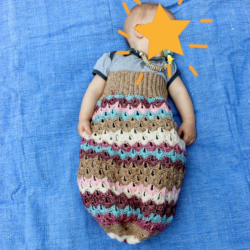 Pucksack Eule für Babys häkeln - Anleitung - Bild 2