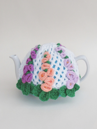 Hollyhock Tea Cosy Knitting Pattern