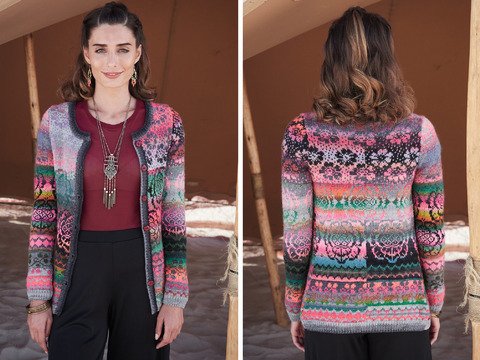 Strickanleitung Cardigan Saadia