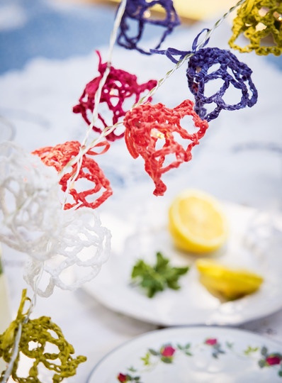 Häkelanleitung Girlande