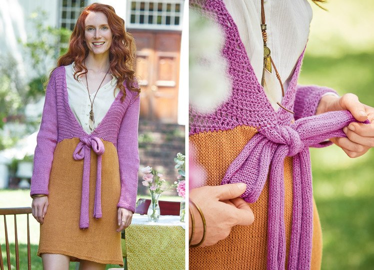 Kombinierte Häkel- & Strickanleitung Kleid Irene