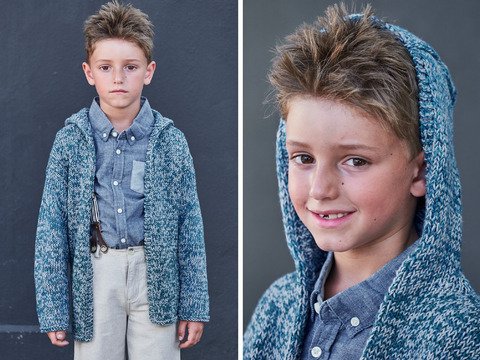 Strickanleitung Kapuzenjacke Carlo