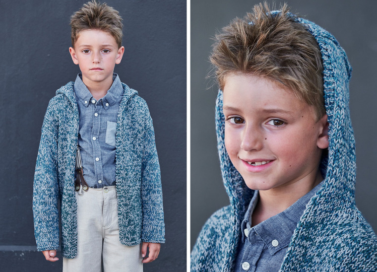 Strickanleitung Kapuzenjacke Carlo