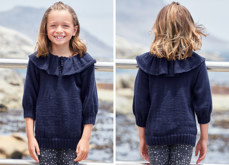 Strickanleitung Kinderpulli Philine