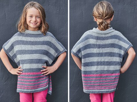 Strickanleitung Pulli/Cape Henrike