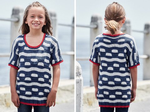 Strickanleitung Kindertunika Novalie