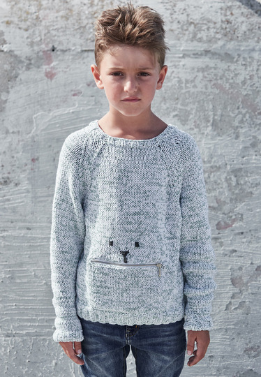 Strickanleitung Raglanpullover Jonte mit Stickerei