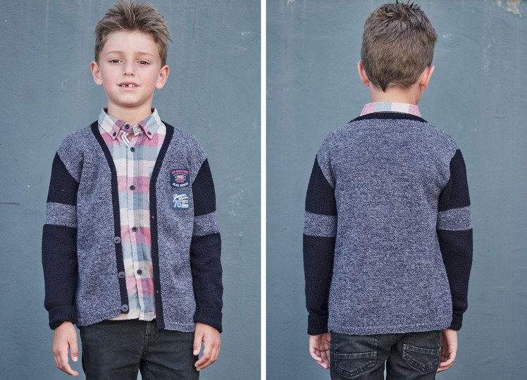 Strickanleitung Kinderjacke Cedrik