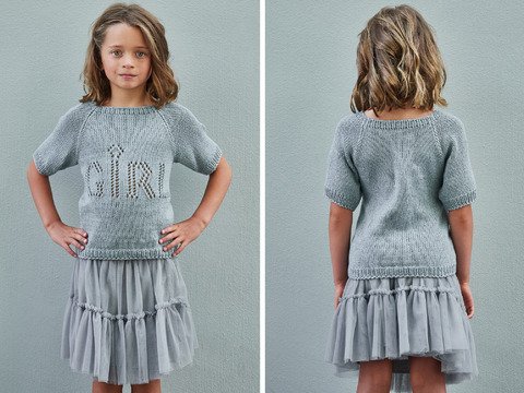 Strickanleitung Kurzarmpulli Leontine