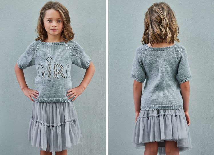 Strickanleitung Kurzarmpulli Leontine