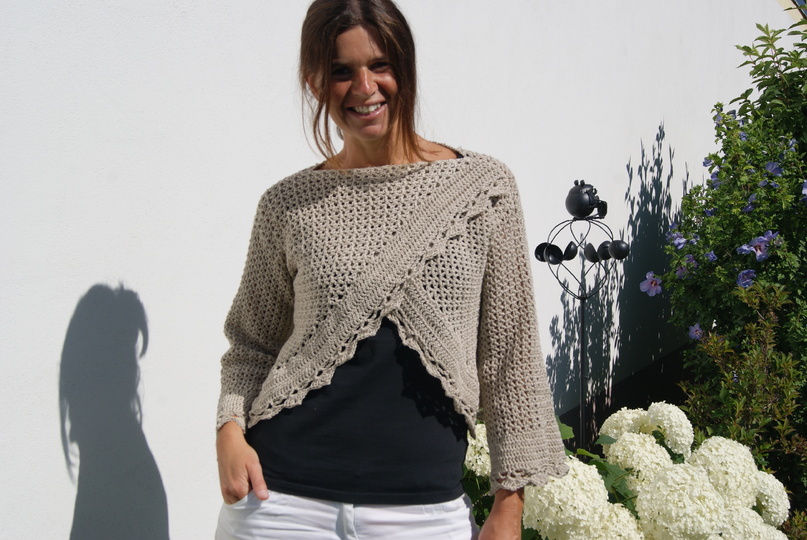 Sommerpulli CUTE (Gr. S/M, LXL, leicht an alle Größen anzupassen)