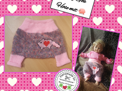Baby Goa, Haremshose mit Glück Schweinchen