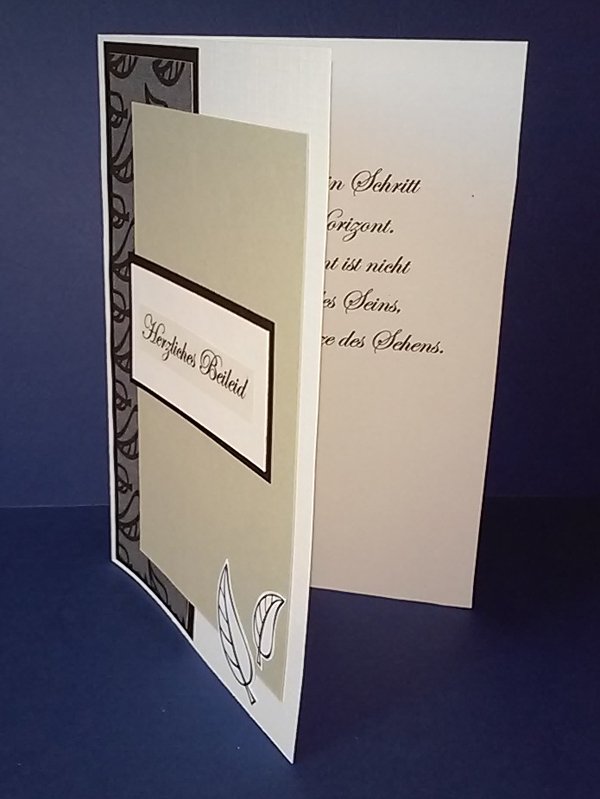 Kondolenzkarten - Druckdateien für Papier, Schriftzüge, Gedichte und A6-Karten - Bild 4