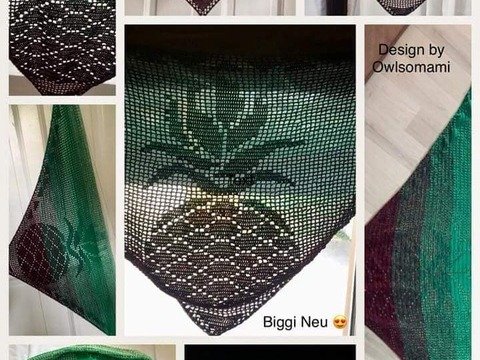 Motivtuch "Halakahiki", Häkelanleitung