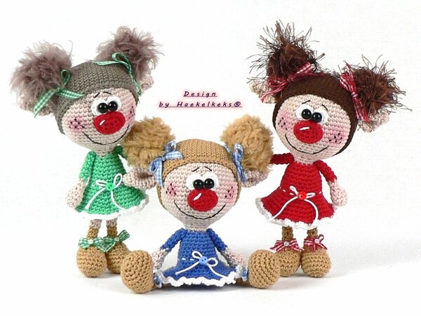 Dolls -- Crochet Pattern by Haekelkeks®