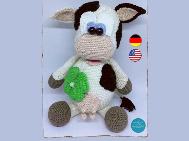 Amigurumi Crochet Pattern Cow