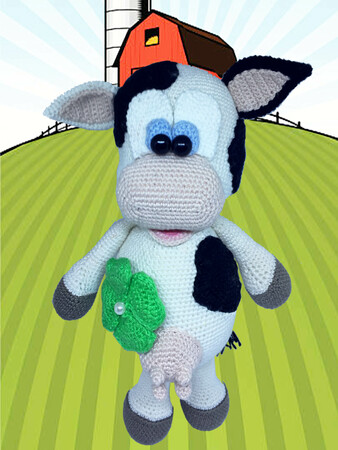 Amigurumi Crochet Pattern Cow