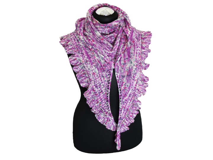 Crescent Shawl 'April Weather'