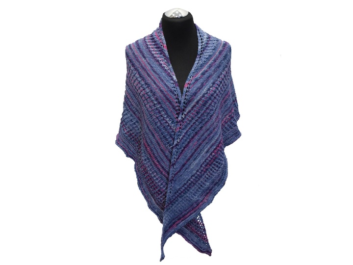 Crescent Shawl 'April Weather'