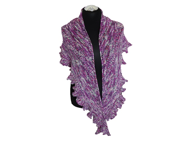 Crescent Shawl 'April Weather'