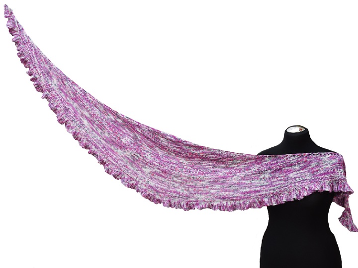Crescent Shawl 'April Weather'
