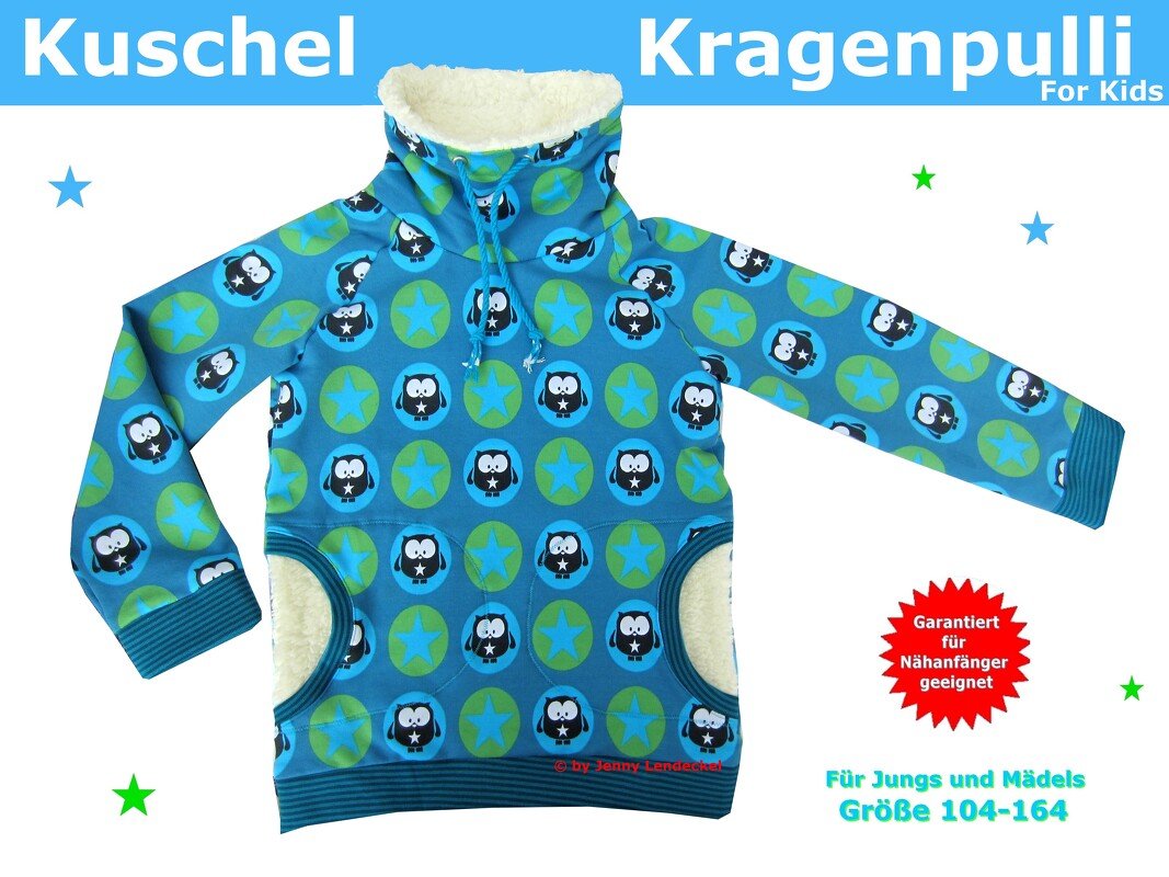 Kinder Pullover Kinderpullover - Schnittmuster &amp; Nähanleitung