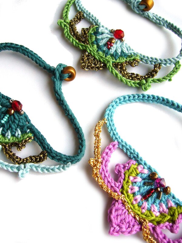 Häkelanleitung für Fußschmuck/Fußband - Bild 3