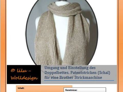 Patent stricken (Schal) fürBrother Maschinen