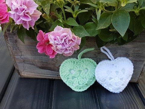 Dekoherz / Schlüsselanhänger - Häkelanleitung