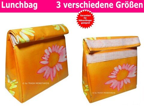 Lunchbag in 3 Größen - Nähanleitung