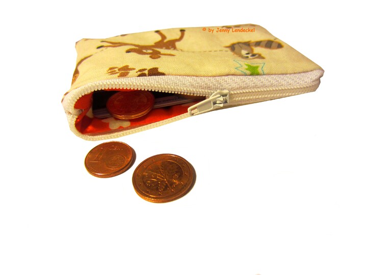Mini-Geldbeutel Geldbörse Portemonnaie - Nähanleitung