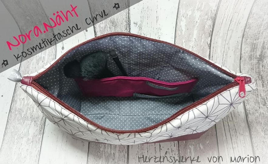 Kosmetiktasche Curve + Schminktäschchen Mini Curve