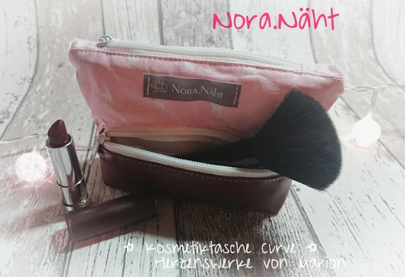 Kosmetiktasche Curve + Schminktäschchen Mini Curve
