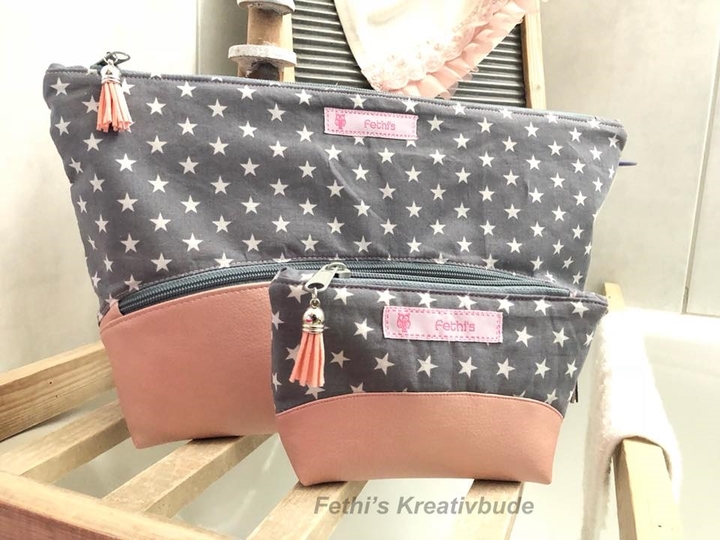 Kosmetiktasche Curve + Schminktäschchen Mini Curve