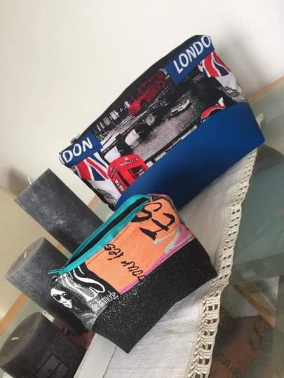 Kosmetiktasche Curve + Schminktäschchen Mini Curve