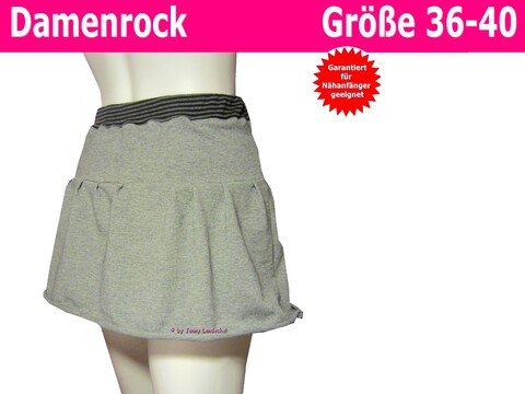 Damenrock Damen Rock - Schnittmuster & Nähanleitung