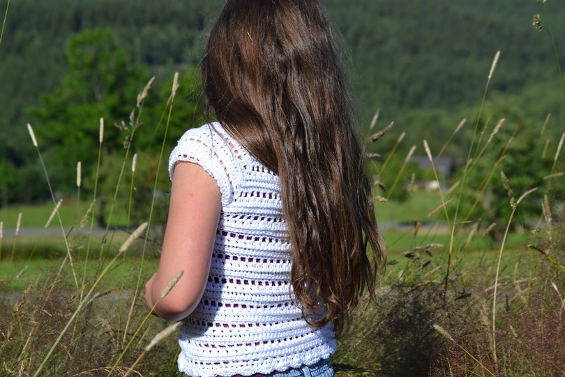 - ALICIA - Sommershirt/ Top/ Pullover, 3 Varianten RVO, alle Größen ab Größe 74 Kleinkind - 56 Damen, jedes Material auch Bobbel geeignet, tolles Stukturmuster