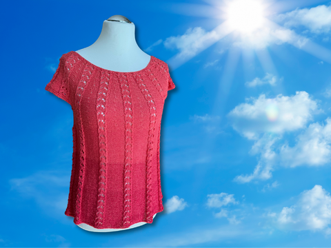 Strickanleitung für Tunika Sunshine