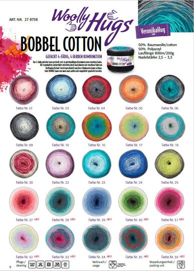 Top Sunshine aus 1 BOBBEL-COTTON von Woolly Hugs häkeln